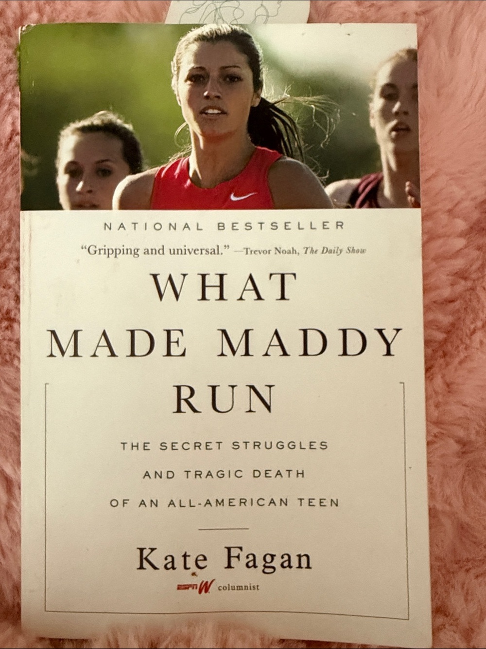 "What Made Maddy Run" Paperback Book - White/Cream Cover